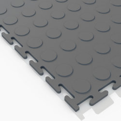 Модульное напольное ПВХ покрытие M-TILE HARD STUDDED, 7 мм