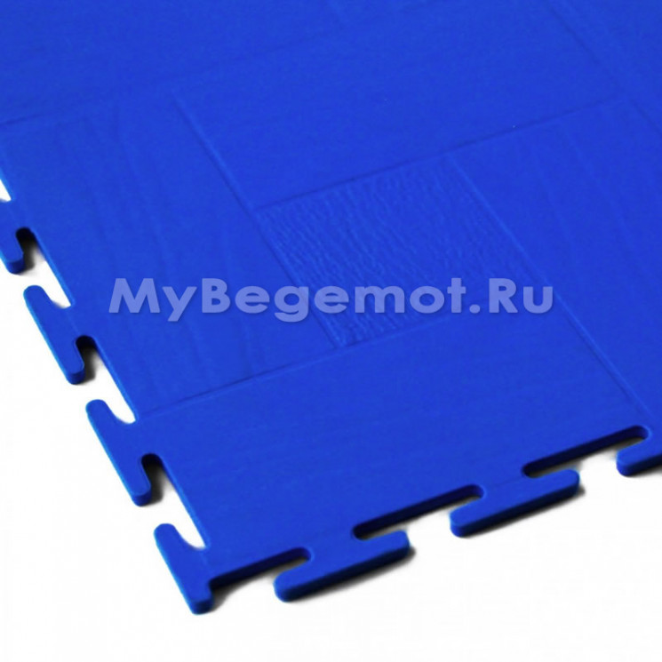 Модульное напольное ПВХ покрытие SENSOR WOOD, RAL 5005, синий.