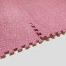 Детский мягкий пол с ковролином NEEU 60x60 см, розовый 01